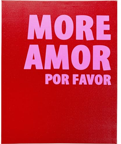 KARE Design quadro su tela More Amore, fuchsia/rosso, 50x40 cm