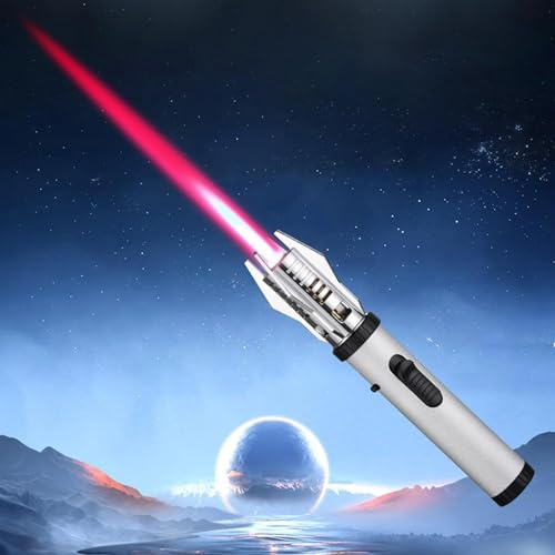 Chalumeau de cuisine rechargeable au butane, briquet Spitfire à haute température résistant au vent pour la maison, la cuisine, rechargeable, pour l'extérieur, briquet à flamme réglable et