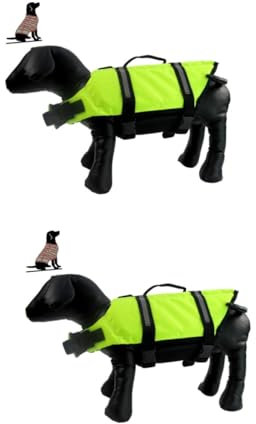 Parliky Reflektierende Weste Für Hunde Größe Xs Bequem Atmungsaktiv Leicht Zu Tragen Schnellverschluss Für Den Strand 2 Stück