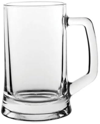 Small Straight Sided Tankard - 395ml 395ml Clear Height 13.3cm x Width 8.6cm