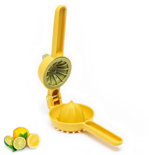 RoadLoo Exprimidor Manual de Mano Portátil para Naranja, Lima y Cítricos - Extractor de Jugo Fresco para Cocina, Bar y Restaurante