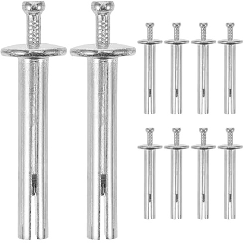 SAFIGLE 10pcs Drive Nail In Anchors Expansion Nails Heavy Duty Concrete Anchors Fast Fixing for Masonry Brick Wall DIY and Professional Use