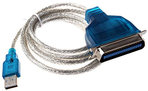 Lafeier Cable adaptador de impresora USB a paralelo IEEE 1284 para PC (conecta tu vieja impresora paralela a un puerto)