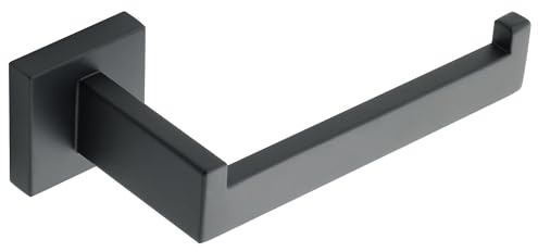 Mooche Towel Rail Wall Mounted, 17CM Bathroom Towel Holder, Black | SUS304 Stainless Steel Towel Bar for Tissue and Towel Hotel, Bathroom, Kitchen, Drawing Room, Toilet