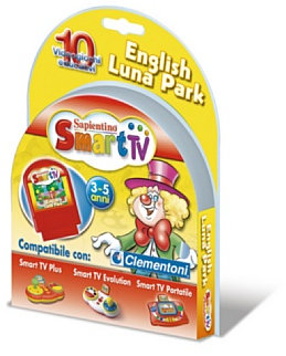 Clementoni 12338 - Cartuccia Smart TV, Luna Park