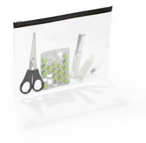 Durable Reißverschlusstasche A5, 5 Stück, transparent, 248001