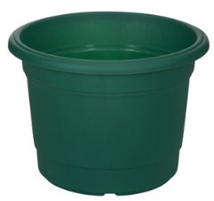 Whitefurze G01R30 30cm Milano Round Planter - Forest Green