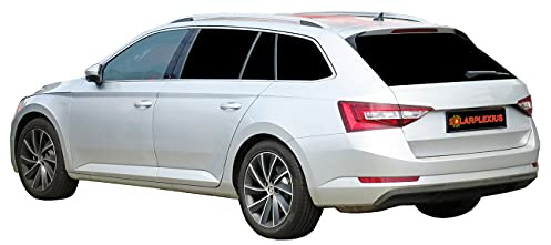 Solarplexius Auto-Sonnenschutz Scheiben-Tönung passgenau für Skoda Superb III Kombi Bj. 2015-24 Keine Folie Komplettsatz