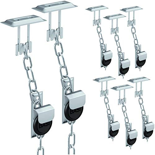 BASI® 4x Gitterrostsicherung GS100 Stahl verzinkt Zusatzsicherung für Lichtschacht/Kellerschacht