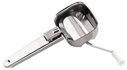 Tredoni Râpe Hachoir à Persil en Acier Inoxydable avec Couvercle, Moulin Herbes Broyeur/Hachoir à Ail/Oignon