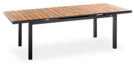 Niehoff Garden Nantes Ausziehtisch, braun, L 180 (240) x B 100 x H 76 cm
