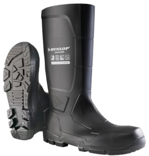 Dunlop Protective Footwear unisex JobGUARD byggstövel, svart, 9 UK, Svart, 43 EU