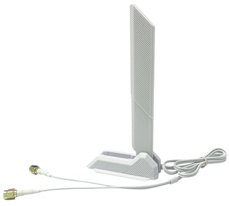 ZAHARA 2.4/5.8/6GHz RP-SMA Tri Band WiFi 6E Antenna for ASUS ROG Strix B550-F Gaming WiFi II/Prime B550-PLUS/ROG Strix B550-A B450-F B650-A B650E-F Z690-F Z790-F Z790-A Z690-A Z790-E Z790-I Z690-E