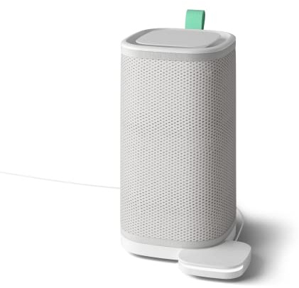 VITESY ETERIA Portable Air Purifier Without Filters to Change | -99% of Bacteria, Microbes, Mold, VOCs and Viruses | Capture Ambient Odors | Sustainable and MADE IN ITALY (White)