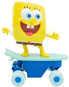 SpongeBob SquarePants Surf's Up RC Spongebob, Réelle Action de Surf, Jouets et Cadeaux pour Enfants de 5 Ans et Plus, Jaune