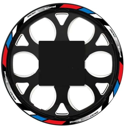 NOHEEU Accesorios Piezas Adhesivo Reflectante para Llantas De Motocicleta, Cinta Adhesiva para Llantas, Calcomanías Impermeables para B&MW F900R F900 R(Style 3)