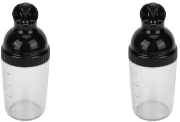 Zerodis 2 Piezas Coctelera de Aderezo para Ensaladas, Botella de Aderezo para Ensaladas de 200 Ml Botella de Almacenamiento de Mezclador de Aderezo para Ensalada Mezclador de