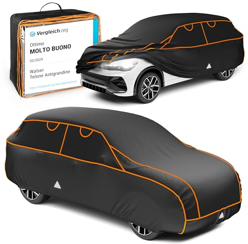 WALSER Funda antigranizo para el Coche Perma Protect SUV, Galardonado Muy Bueno* Funda Repelente al Agua antigranizo para automóvil