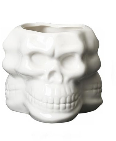 ADERFETBI Maceteros Decorativos Interior Macetas de Porcelana Blanca Personalizadas, macetas suculentas de cerámica Simples y Modernas, Adornos artísticos for el hogar Macetero