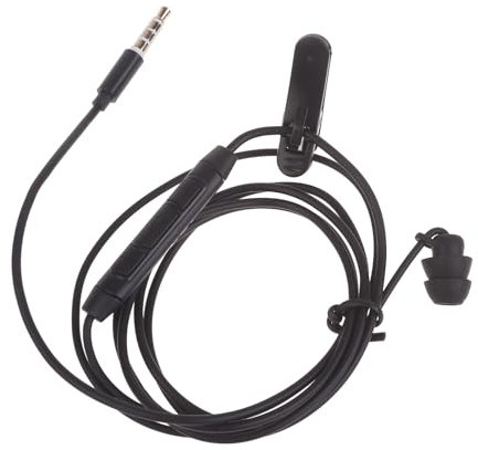 Javoryxh Auriculares de un solo lado con micrófono, estéreo a mono auriculares laterales de 3,5 mm, aislamiento de ruido de metal