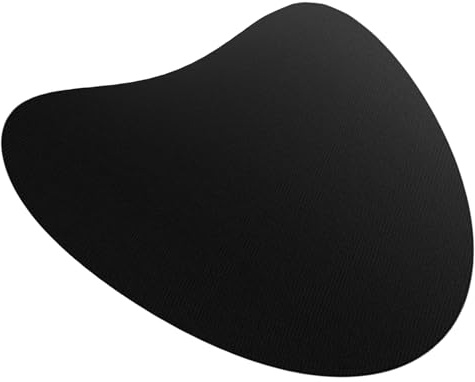 Uonlytech Tapis de Barbecue Rond 40 Cm Noir en Tissu Fibre de Verre Enduit PTFE Antiadhésif Réutilisable pour Cuisson Extérieure Grillades Jardin Camping