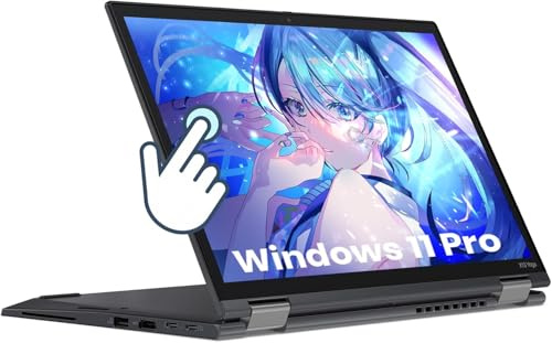 Lenovo ThinkPad X13 Yoga Gen 3 Ordinateur Portable écran Tactile, 13.3-inch FHD(1920x1080) Display, Intel Core i7-1265U, 16 Go RAM, 512 Go SSD, EU Qwertz Clavier (Renouvelé)