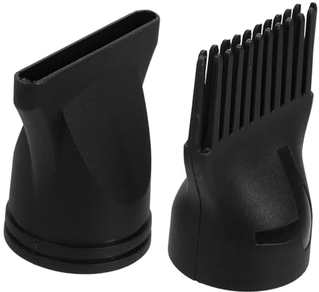 WRITWAA Accessori per Asciugacapelli Diffusore e Bocchetta Pettine, 2 Pezzi in Plastica, per Uso Domestico e Styling Chioma Mossi