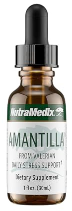 NutraMedix Amantilla Tincture - Valerian Root Extract for Stress Support - Promote Overall Sense of Calm with Valerian Root - Vegan Supplement for Enhanced Slumber (1oz / 30ml)