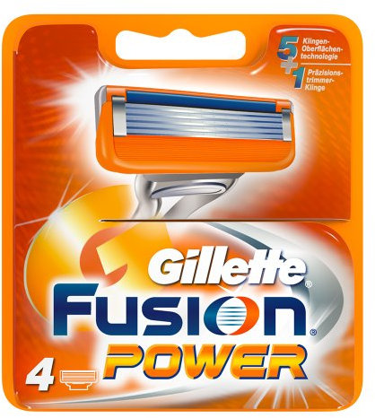 Gillette Fusion Power Razor Blades Box