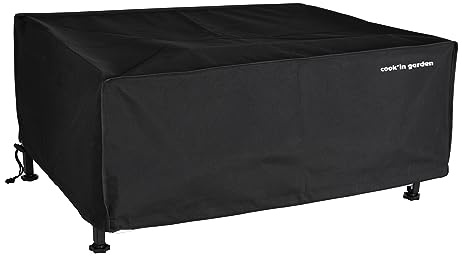 Cook’in Garden – Schutzhaube für rechteckige Plancha 82 נ59 נ21 cm, wasserabweisend und wasserdicht, UV- und wetterbeständig, kompatibel mit allen Marken