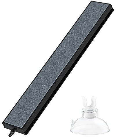 Pawfly Aquarium 20cm Luftstein Stab-Bläschen-Diffusor mit Blasenfreigabe-Werkzeug mit Saugnapf-Clip-Zubehör für Nano Luftpumpen DWC Eimer und Aquarien