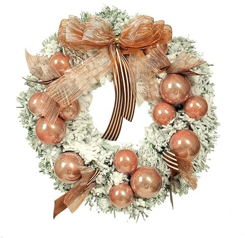 Kielsjajd Türkranz, Türkranz Weihnachten, Weihnachtskranz Adventskranz Tannenkranz Kranz, Türkranz Weihnachten Weihnachtsdeko Kranz deko, für Adventskranz, Weihnachtskranz, Basteln (RG3, One Size)