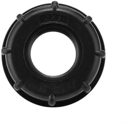 Tankanschluss, 60 mm Grobgewinde, 3 Größen 1/2 Zoll, 3/4 Zoll, 1 Zoll Tankanschluss, IBC-Adapter, Tankanschluss, Gewindekappe (2,5 cm)