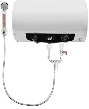 Scaldabagno elettrico, scaldabagno istantaneo da 50 l, caldaia, scaldabagno, scaldabagno orizzontale con unità doccia e tubo, 220 V, 2 kW.