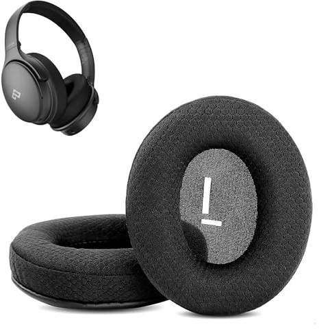 HAIZEEN Almohadillas de oído compatibles con Infurture H1 Auriculares inalámbricos Almohadillas de reemplazo (Tela Transpirable/Espuma
