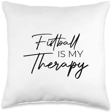 Fistball is my therapy Throw Pillow