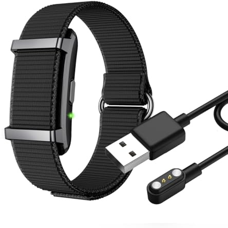 Smart Body Temperature Wristband with Real-Time Tracking & Vibration Alert, Rechargeable Fitness Tracker for Sleep & Activity Analysis, IP68 Waterproof Sports Bracelet for Men Women (Gunmetal)