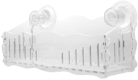 SHINEOFI Pot pour Plantes Aquatiques avec Ventouse Support De Plantation pour Aquarium Jardinière Transparente pour Petits Ficus