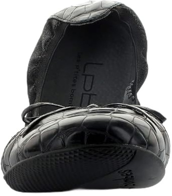 Les P'tites Bombes Ballerines Caprice Noir Croco