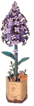 Lilac / Lilas - Puzzle 3D en Bois ROWOOD