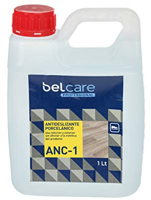 BELCARE - Liquide antidérapant hydrofuge pour sol ANC-1, surface intérieure et extérieure, pour sol en porcelaine pour céramique, Dekton, Neolith, transparent, 1 l
