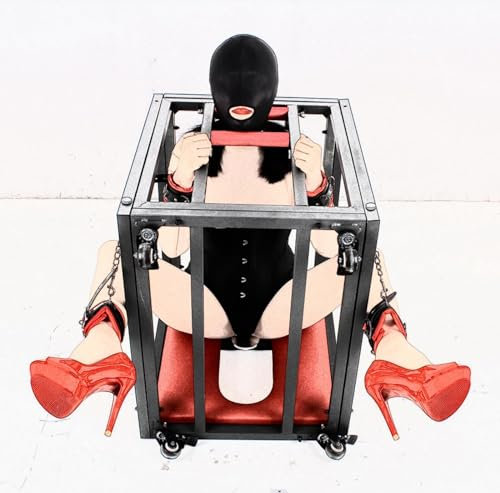 BEABAG 2023 Neue Serie Bondage-Käfig, verstellbares Metall, geeignet für Keuschheitskäfige für Männer und Frauen, männliches Paar-Bondage-SM-Sexspielzeug