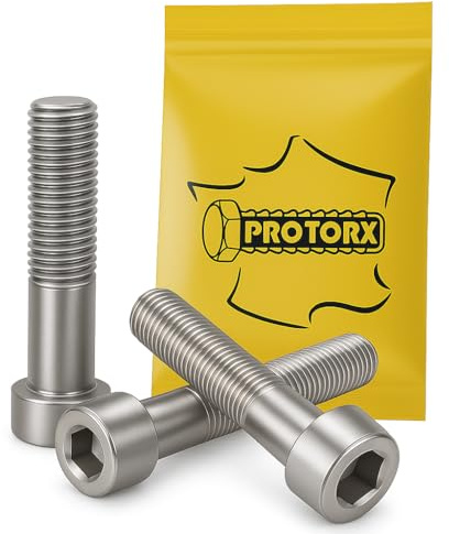 Vis Btr M6 x 35mm : 5 Pcs Visserie Inox pour Rondelle Ecrous | 6 Pans Creux Tete Cylindrique Acier A2 | Vis CHC Inox Tete Ronde Metal Anti-Rouille - DIN 912 | PROTORX