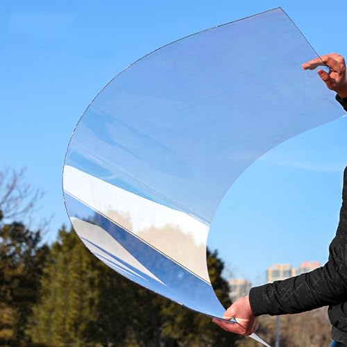 LRYELWA Placas de Policarbonato 1mm Láminas de Plástico Planchas para Tejados Transparentes Hojas de Invernadero,Cochera Cubierta Toldo,Marquesinas Exterior para Jardín,Balcón (1.22m x 3m)