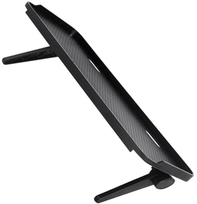 SOIMISS Supporto per Monitor Ripiano Superiore Schermo Staffa Regolabile, per TV e Ufficio, in ABS Antiscivolo, Senza Forature