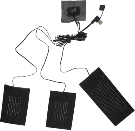 POPETPOP Almohadilla Térmica USB para Ropa Calentador Eléctrico de Invierno Almohadilla Flexible y Resistente al Agua para Uso Diario Casa