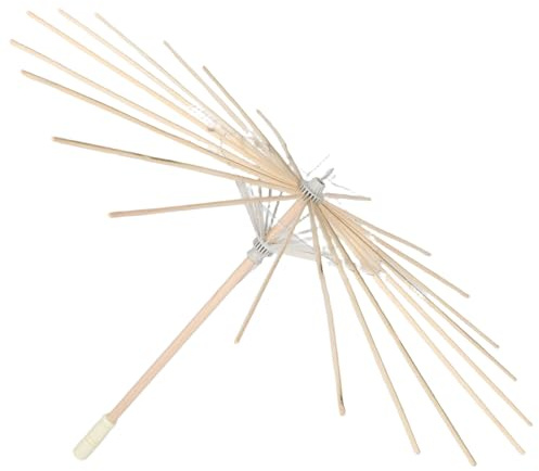 Gatuida Bastidor para Sombrilla de Papel Aceitado Estructura de Bambú Estable para Decoración y Reemplazo DIY Compatible con Sombrillas Tradicionales y Modernas