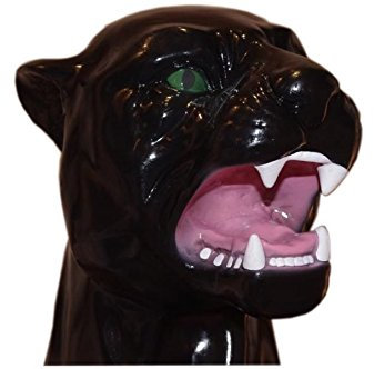 Antikes-Wohndesign Panther Berglöwe Skulptur Figur Raub Katze Puma Löwe Jaguar Tierfigur Dekofigur