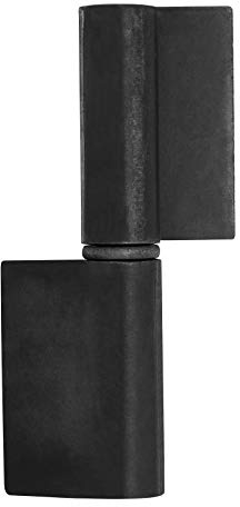 SOTECH Bisagra de puerta Ø 25 mm con orejeta para soldar 25 mm Altura: 150 mm Herraje de puerta para soldar en la bisagra Bisagra de puerta