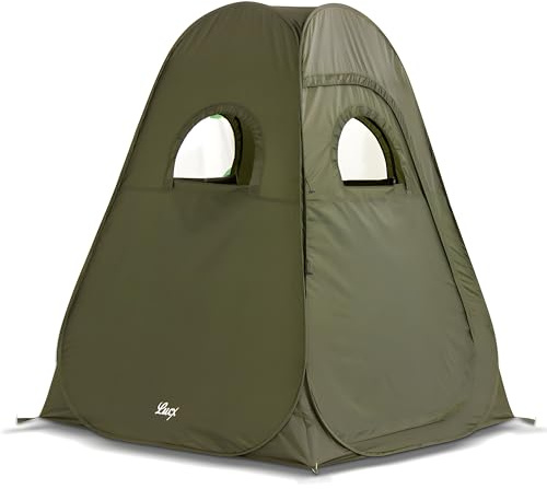 Lucx Pop-Up Angelzelt & Jagdzelt - Sekundenzelt für 1-2 Personen, wasserdicht (5.000 mm), 200x150x150 cm, inkl. Tragetasche & Heringen